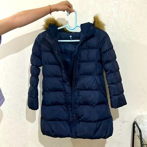 Uni qlo 9-10 year old long puffer jacket
